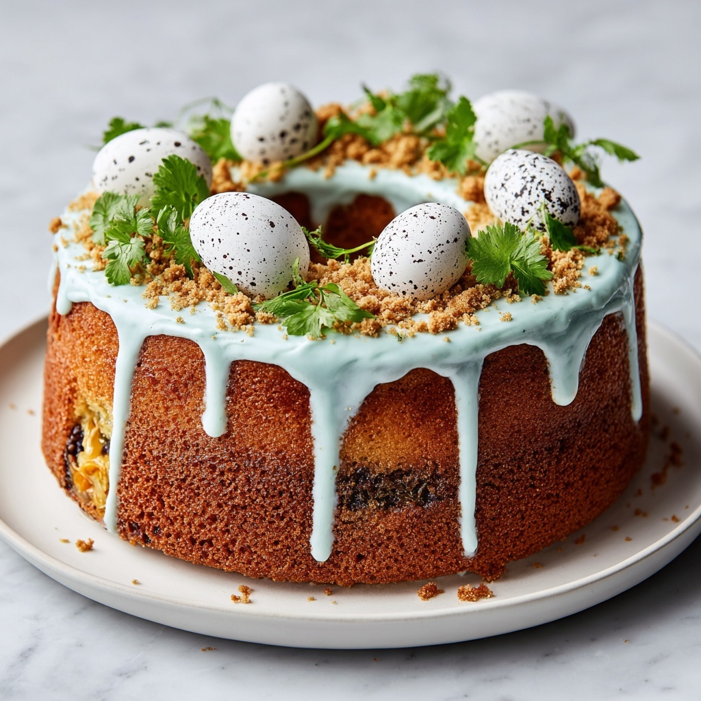 Speckled Robin’s Egg Cake Roll Recipe - Recipe Image