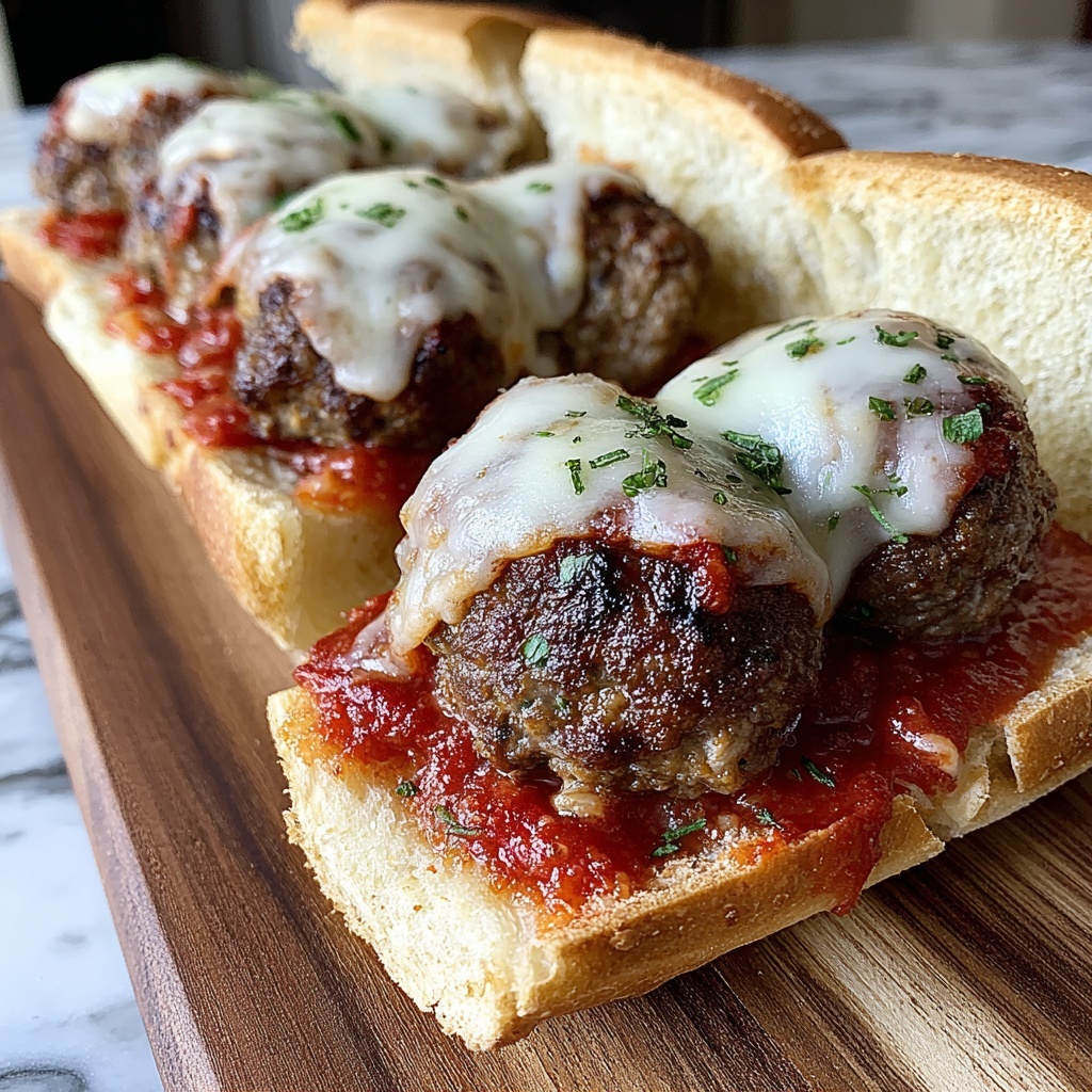 Sloppy Joe Meatball Subs Recipe - Recipe Image