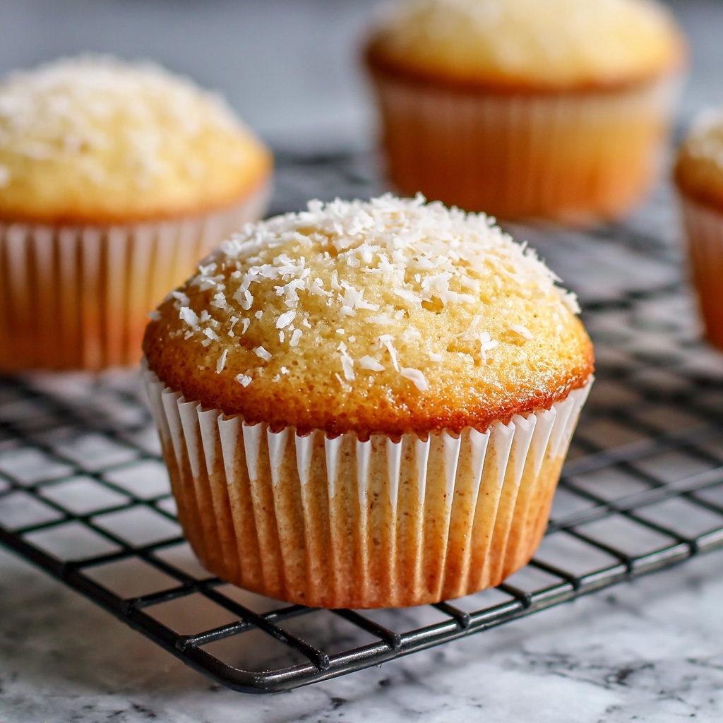 Lemon Coconut Muffins Recipe - Recipe Image