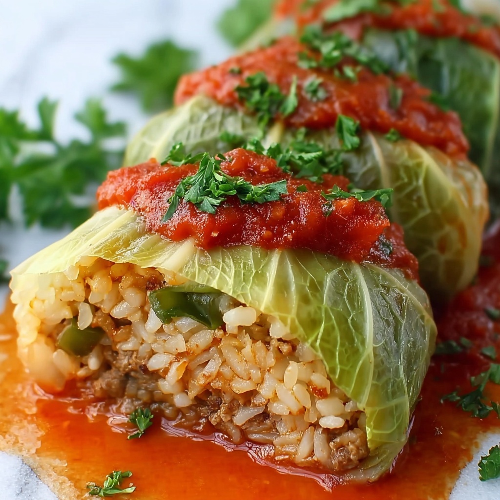 Old-Fashioned Stuffed Cabbage Rolls Recipe - Recipe Image