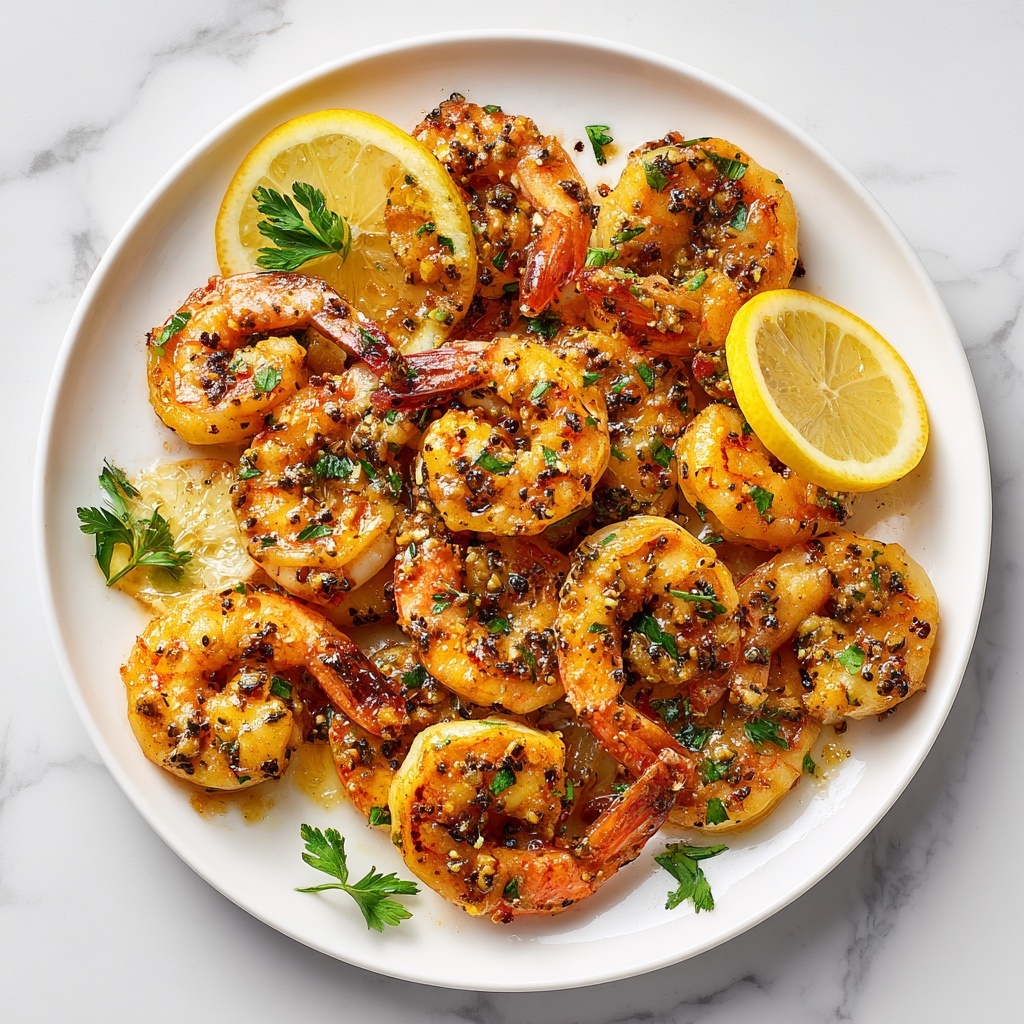 Baked Butter Lemon Shrimp Recipe - Recipe Image