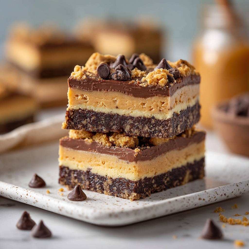 Peanut Butter Cup Gooey Bars Recipe - Recipe Image