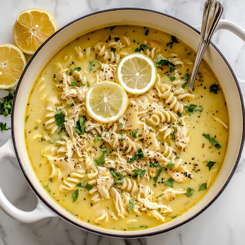 Avgolemono (Greek Egg and Lemon Soup) Recipe - Recipe Image