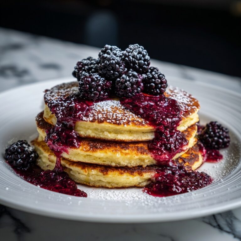 Cream Cheese Stuffed Blackberry Compote French Toast Recipe
