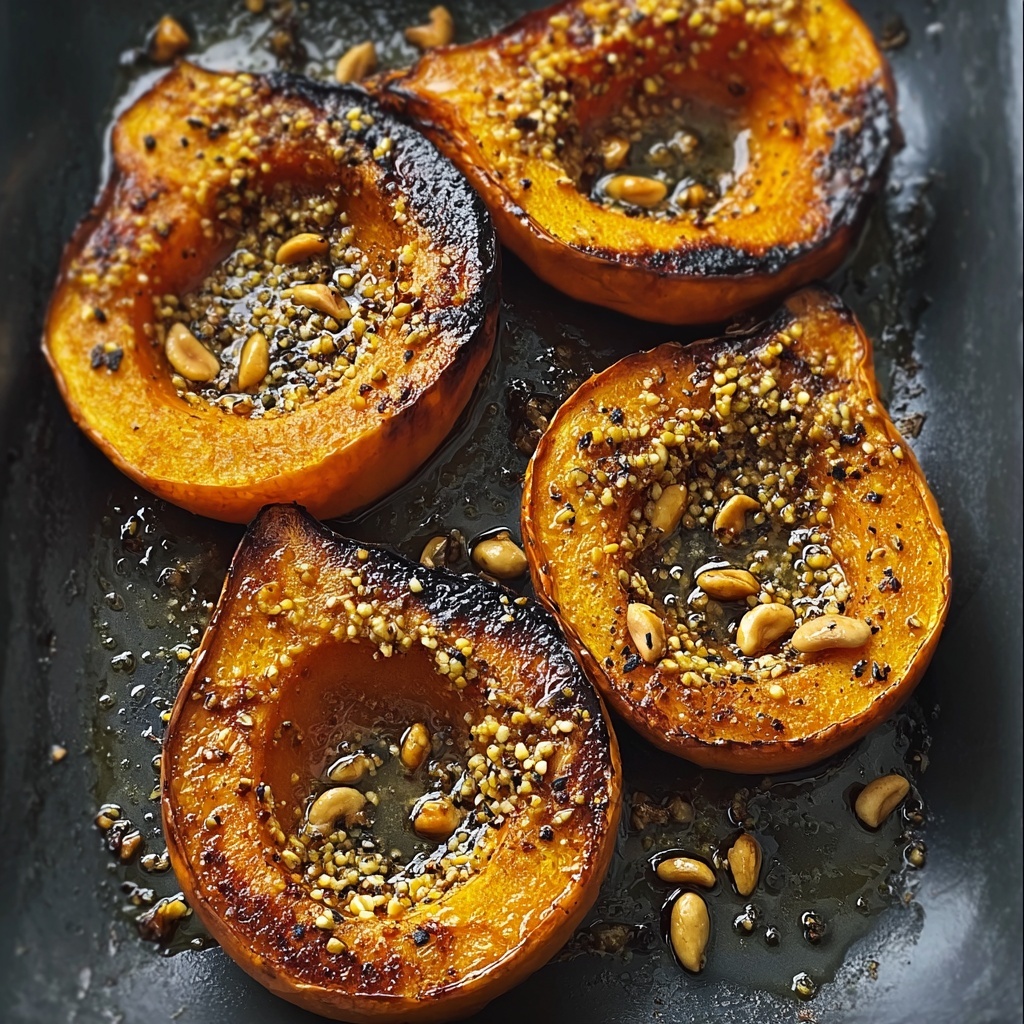Spicy Caramelized Butternut Squash with Lemon and Hazelnuts Recipe - Recipe Image