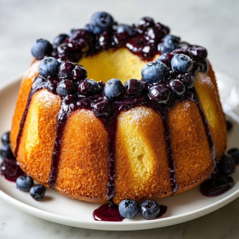 Sour Cream Blueberry Coffee Cake Recipe