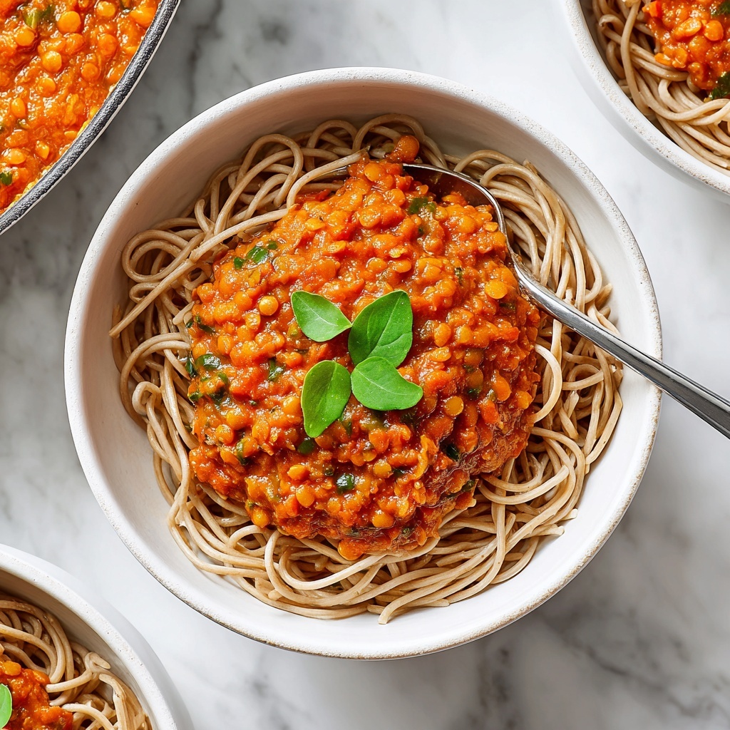 Red Lentil Pasta Sauce Recipe - Recipe Image
