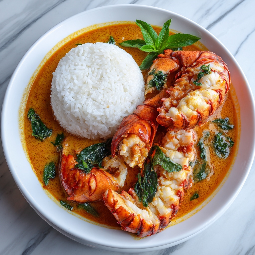 Coconut Curry Lobster with Jasmine Rice Recipe - Recipe Image