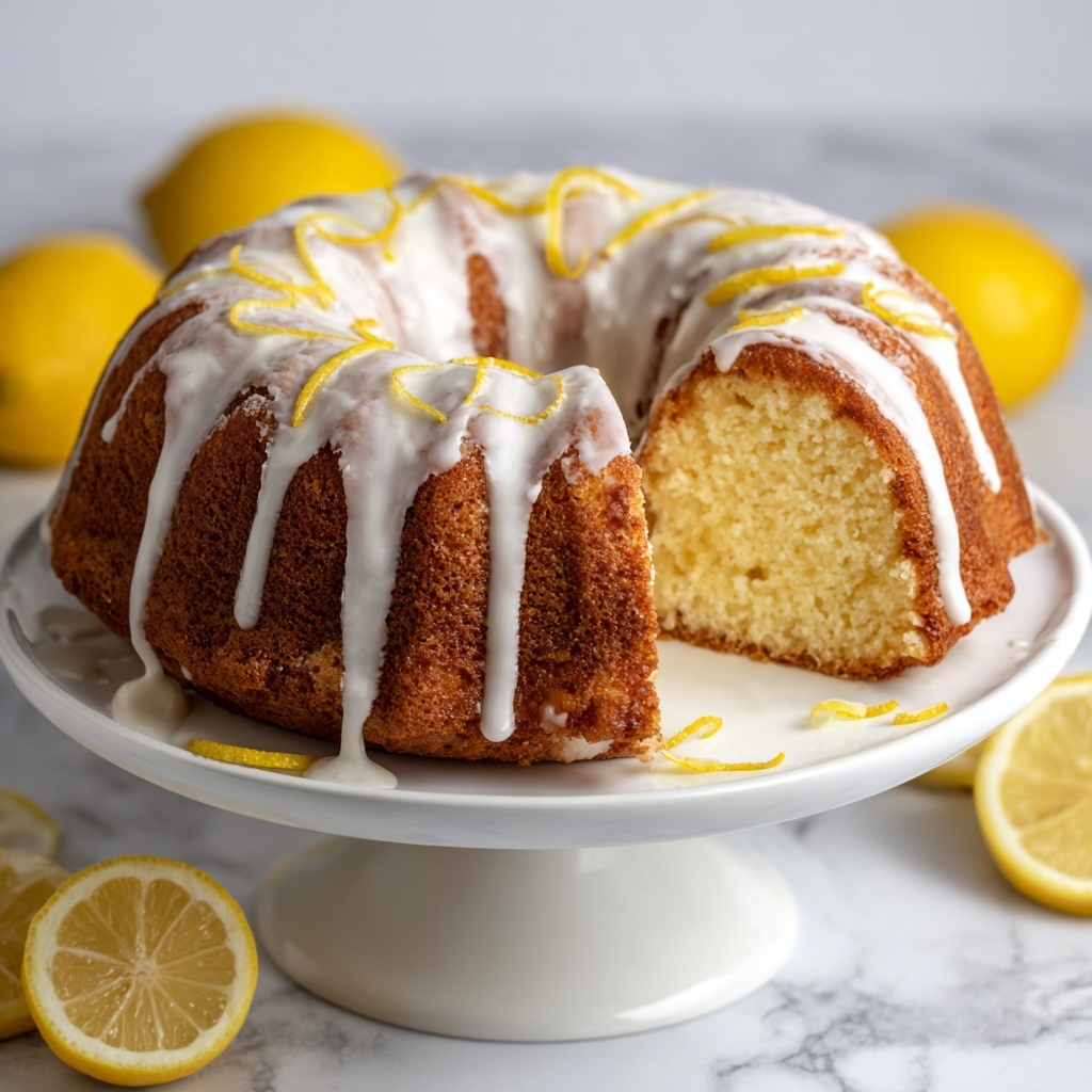 Italian Lemon Pound Cake Recipe - Recipe Image