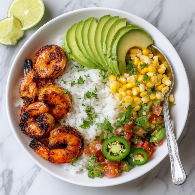 Chipotle Shrimp, Avocado, and Mango Rice Bowls Recipe