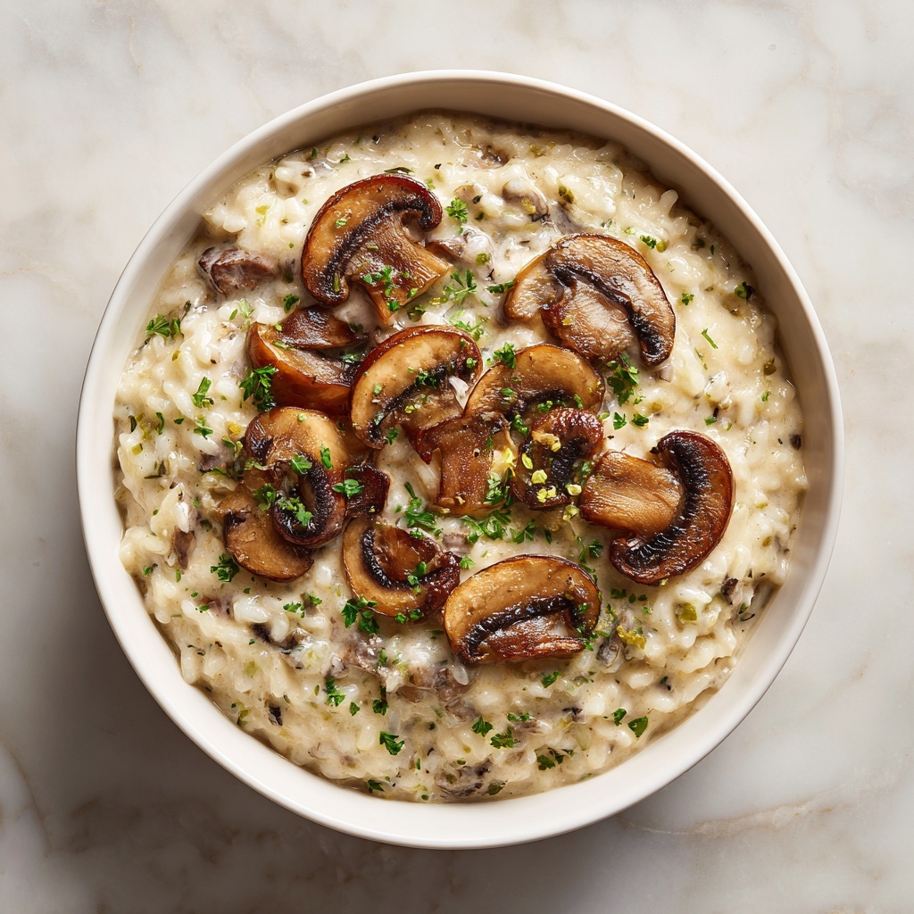 The Best Mushroom Risotto Recipe - Recipe Image
