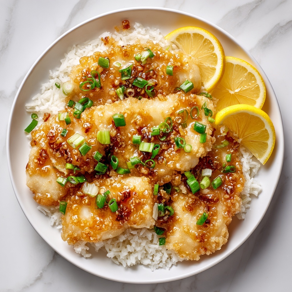 Crispy Chinese Lemon Chicken Recipe - Recipe Image