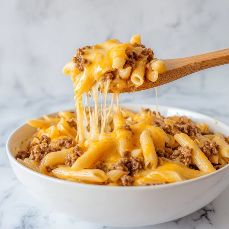 Cheesy Hamburger Skillet (Homemade Hamburger Helper) Recipe