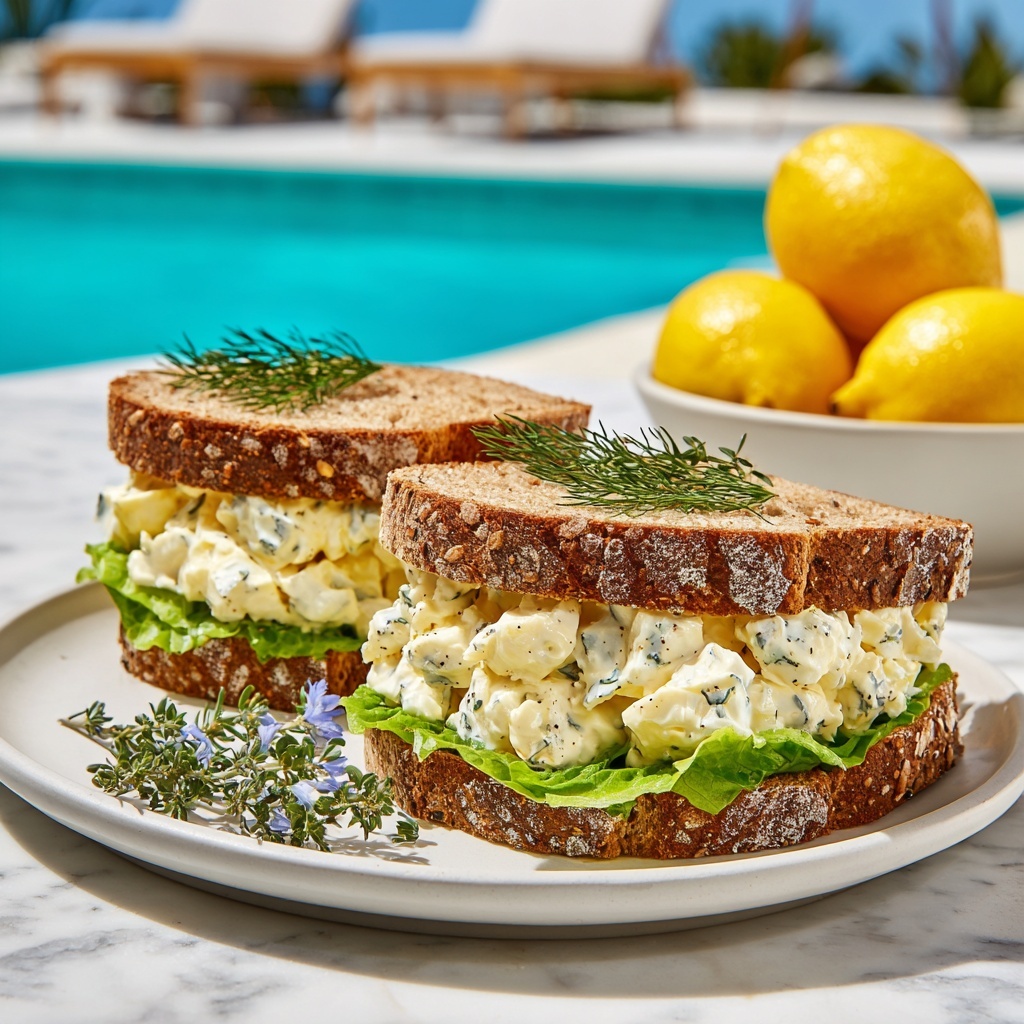 Quick 10-Minute Egg Salad Sandwich Recipe - Recipe Image