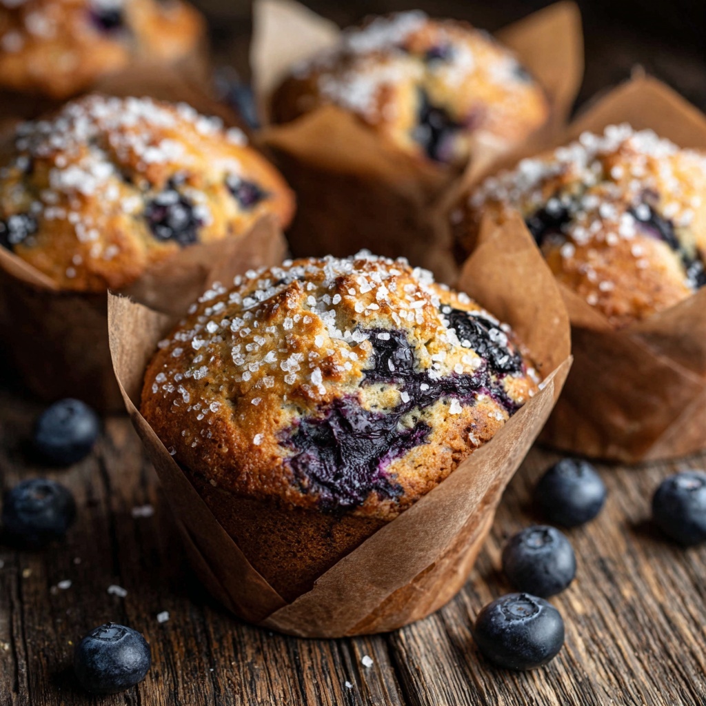Nana's Best Blueberry Muffins Recipe - Recipe Image
