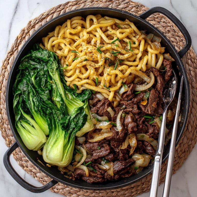 Black Pepper Beef Noodles Recipe