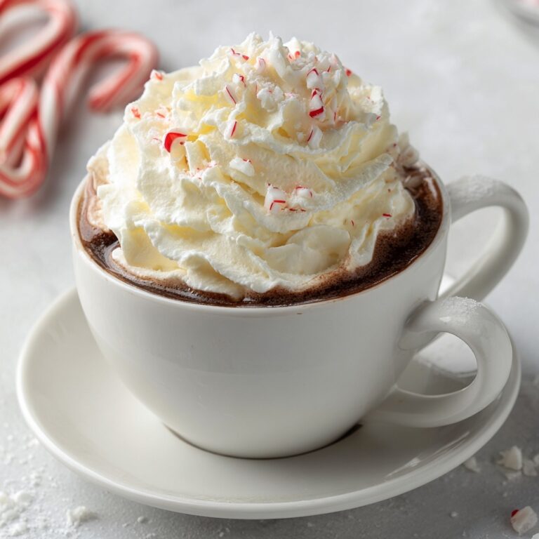 Rich Peppermint Hot Chocolate Recipe