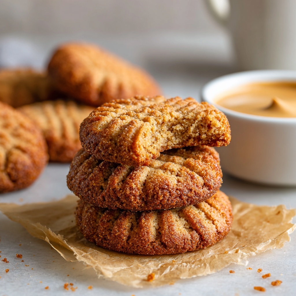 3 Ingredient Peanut Butter Cookies Recipe - Recipe Image