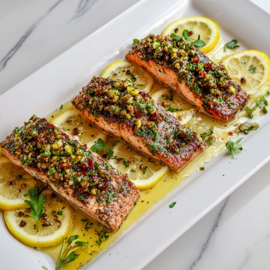 Oven-Baked Lemon Herb Salmon Recipe - Recipe Image