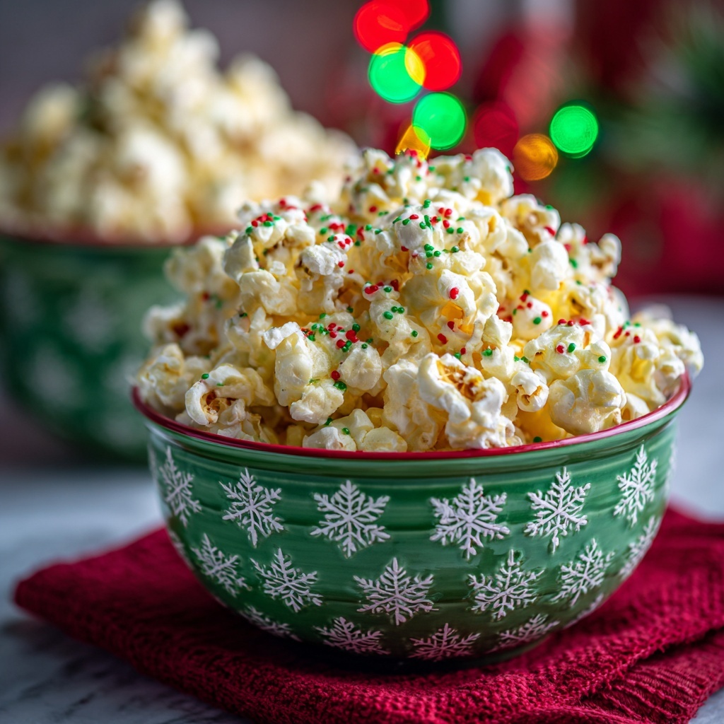 Candied Puff Corn (Christmas Crack) Recipe - Recipe Image