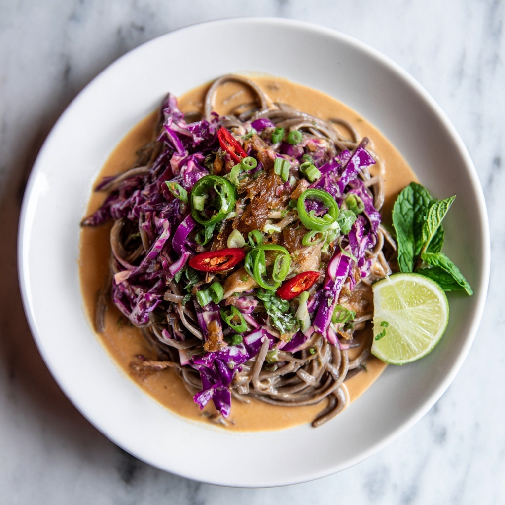 Sesame Chili Cold Soba Noodle Salad Recipe - Recipe Image