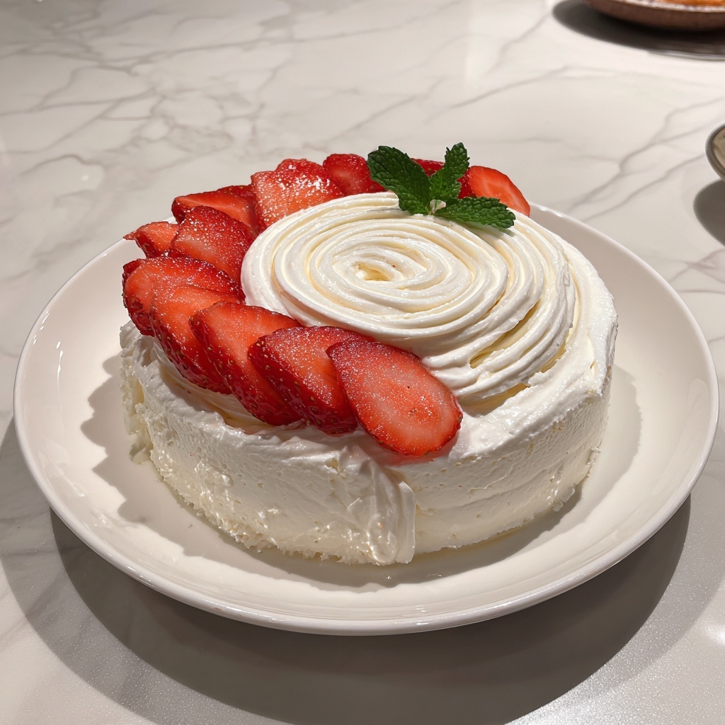 Strawberry Shortcake Cake Recipe - Recipe Image