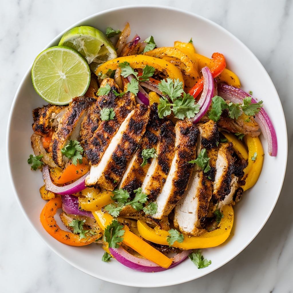 Easy Sheet Pan Chicken Fajitas Recipe - Recipe Image