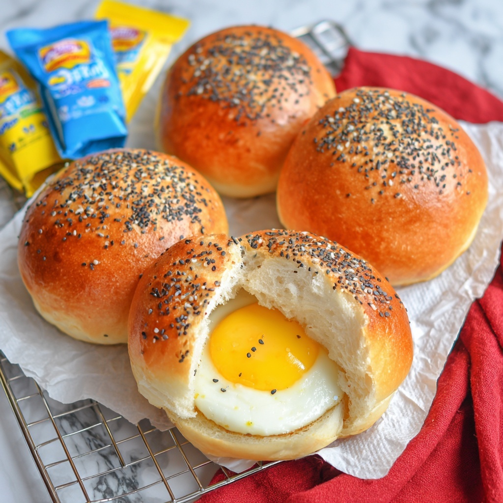 Freezer-Friendly Ham, Egg, and Cheese Bagel Bombs Recipe - Recipe Image