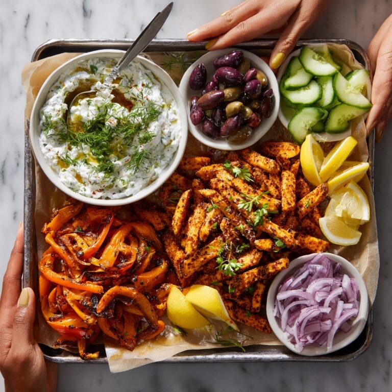 Herby Ranch Chicken Pitas with Roasted Veggies Recipe