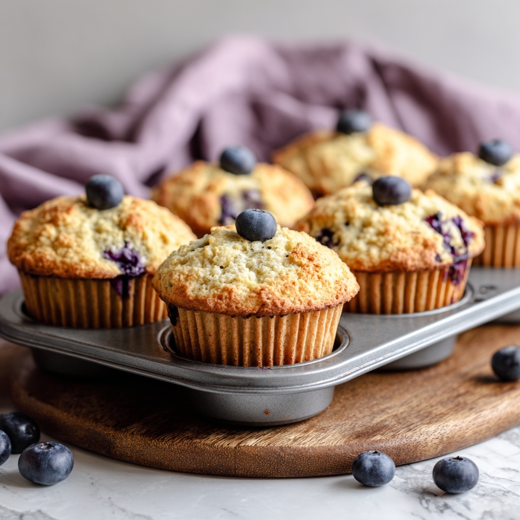 Cottage Cheese Blueberry Muffins: An Amazing Ultimate Recipe - Recipe Image