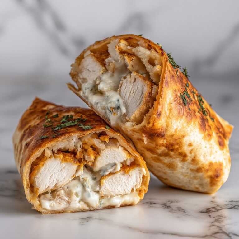 Low Carb Cheesy Garlic Chicken Wraps Recipe
