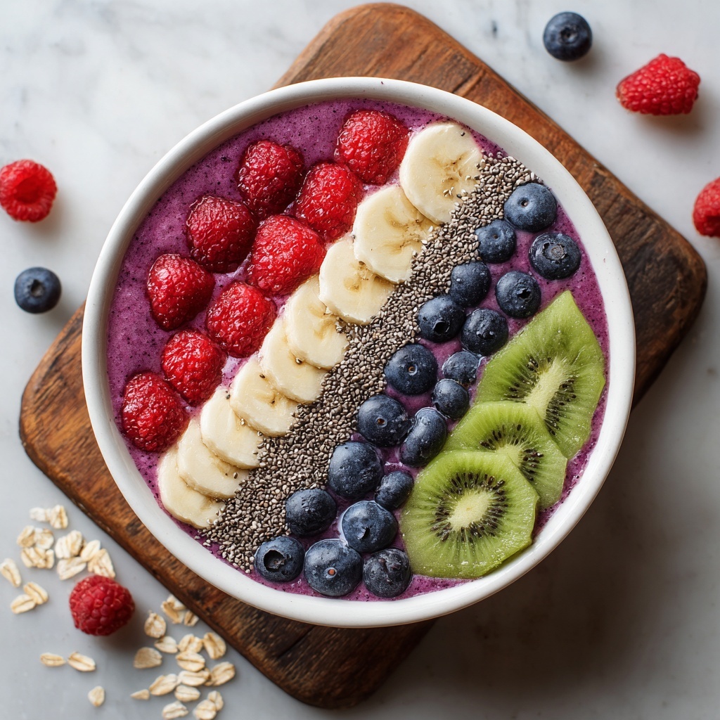 Energizing Breakfast Smoothie Bowl for a Vibrant Morning Boost Recipe - Recipe Image