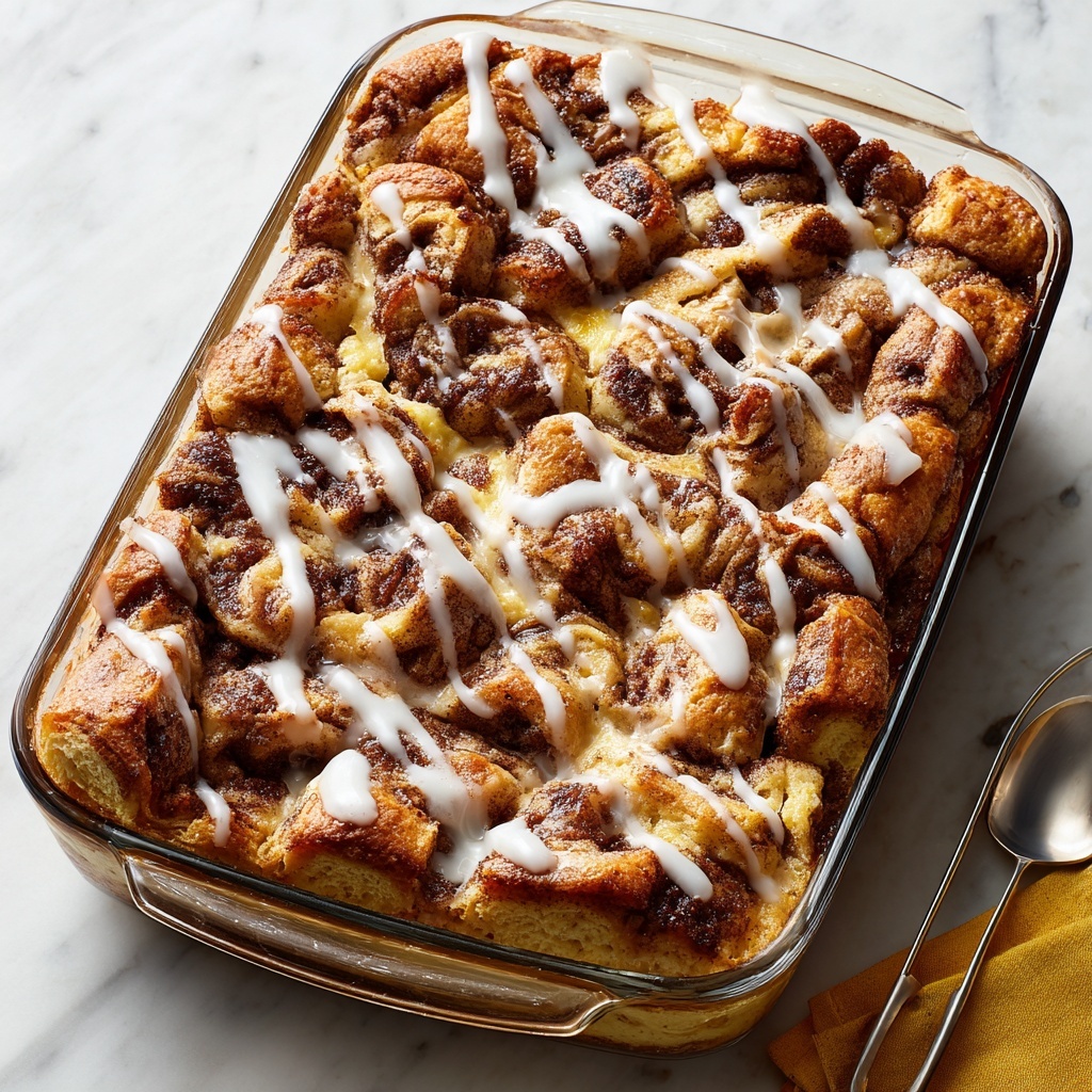 Banana Cinnamon Roll Cake Recipe - Recipe Image