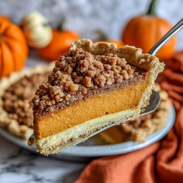 Ultimate Pumpkin Pie with Pecan Streusel Topping Recipe