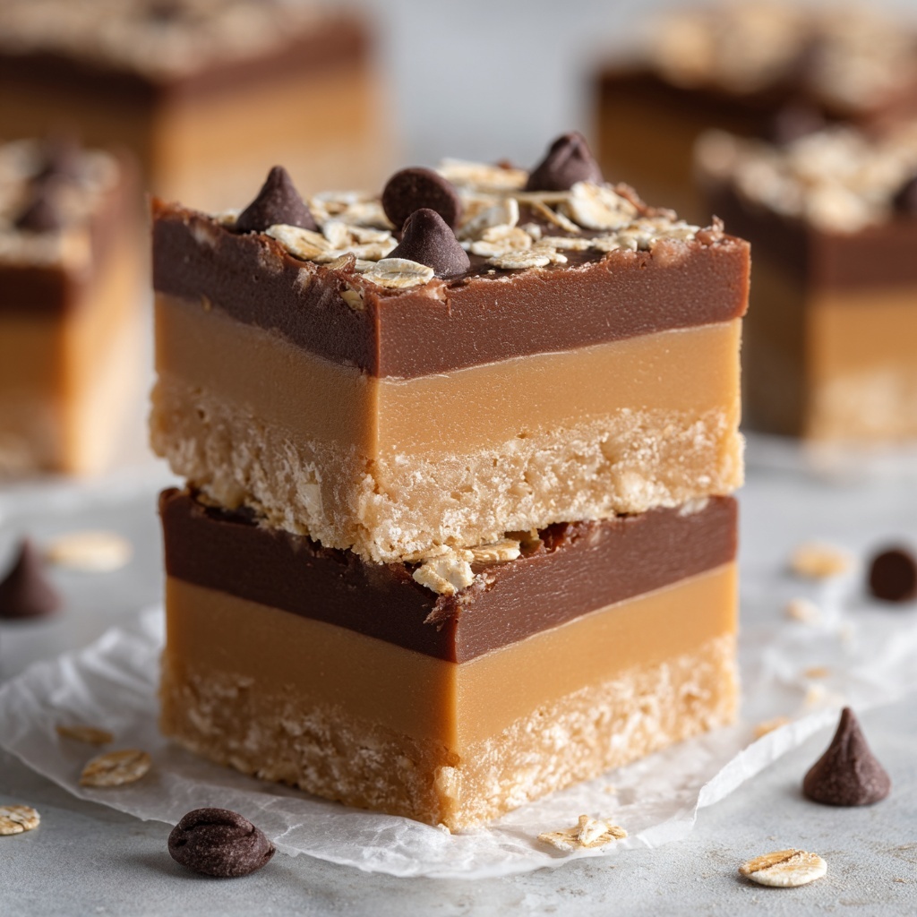 Oatmeal Fudge Bars Recipe - Recipe Image