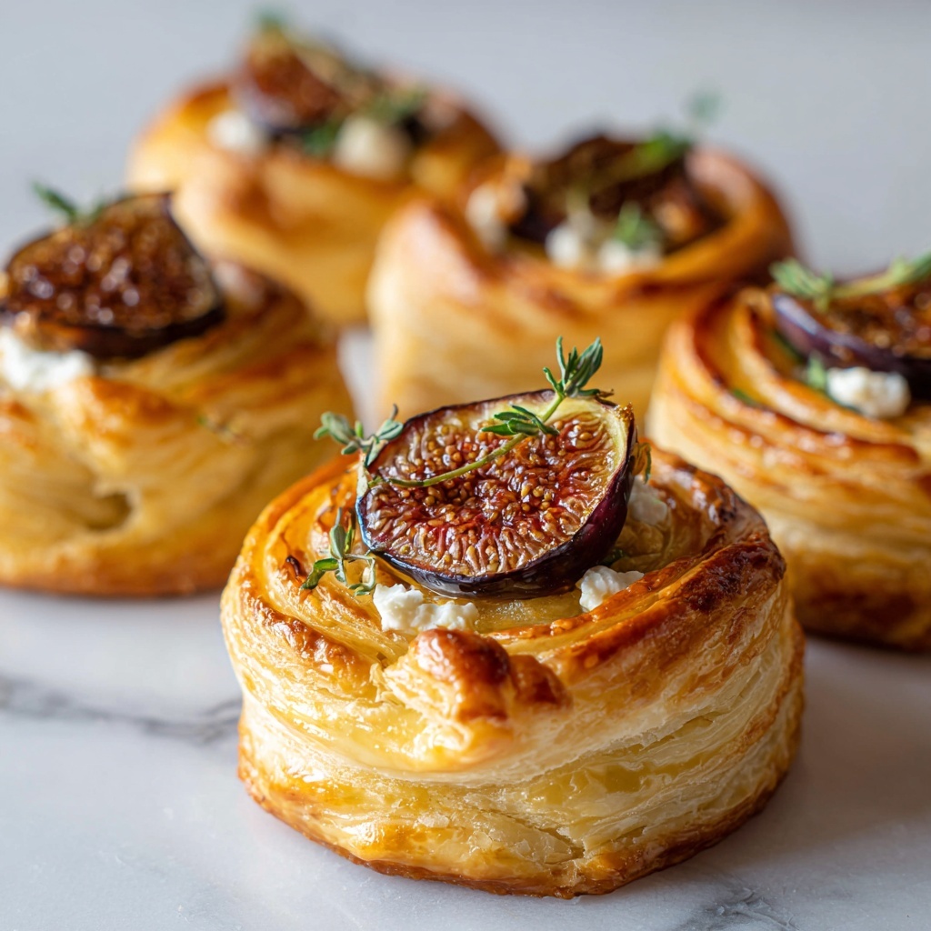 Fig and Goat Cheese Pinwheels with Fig Jam and Nuts Recipe - Recipe Image