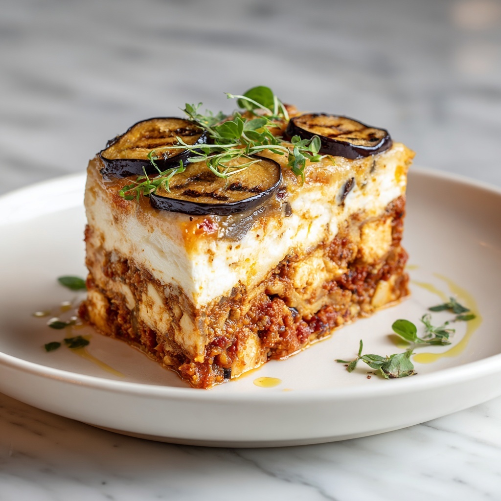 Vegetarian Moussaka Recipe - Recipe Image