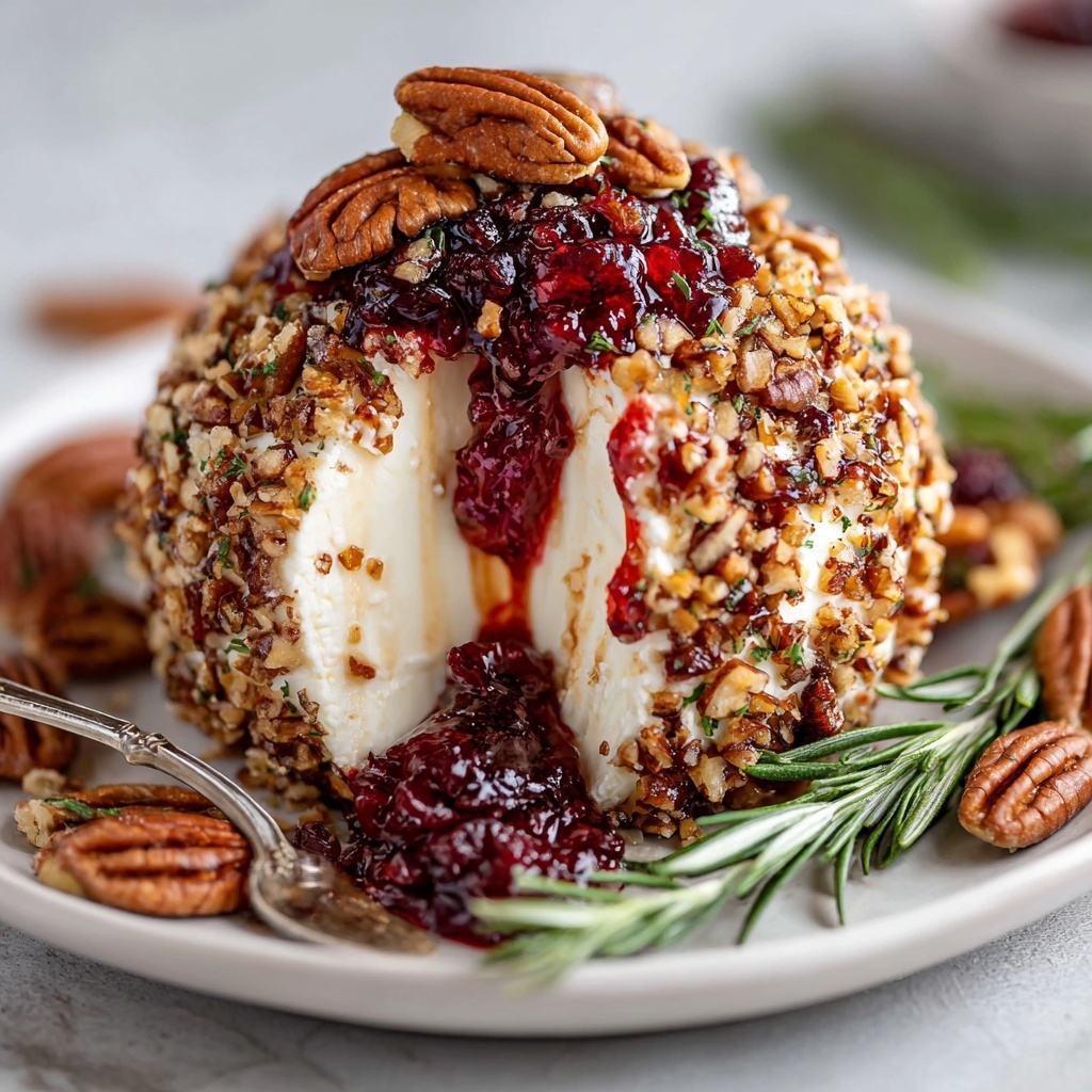 Cranberry Pecan Cheese Ball Recipe - Recipe Image