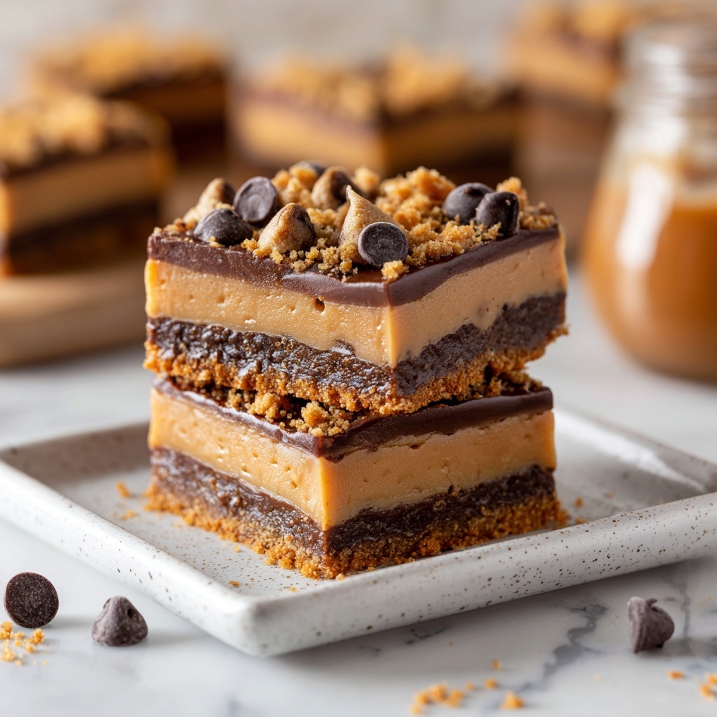 Peanut Butter Cup Gooey Bars Recipe - Recipe Image