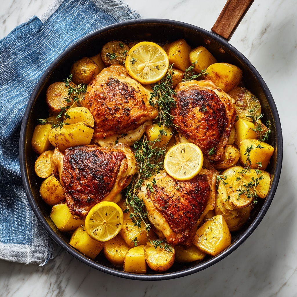 Greek Lemon Chicken & Potatoes Recipe - Recipe Image