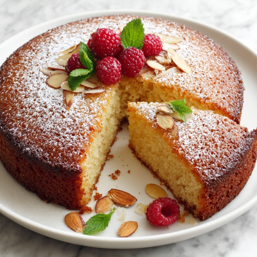Italian Almond Ricotta Cake Recipe - Recipe Image