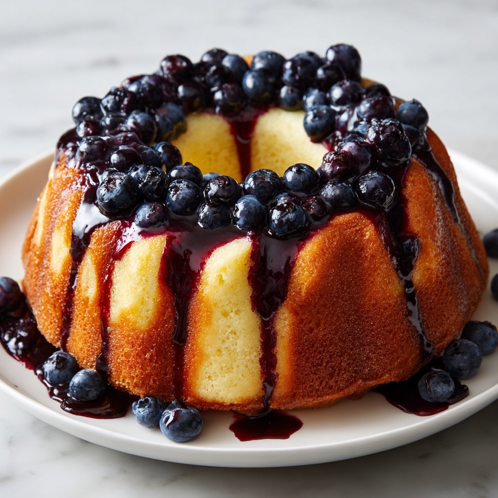 Sour Cream Blueberry Coffee Cake Recipe - Recipe Image