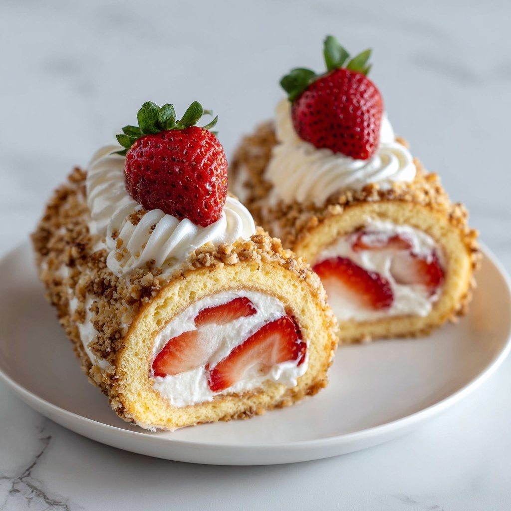 Shortcake Cheesecake Rolls Recipe - Recipe Image