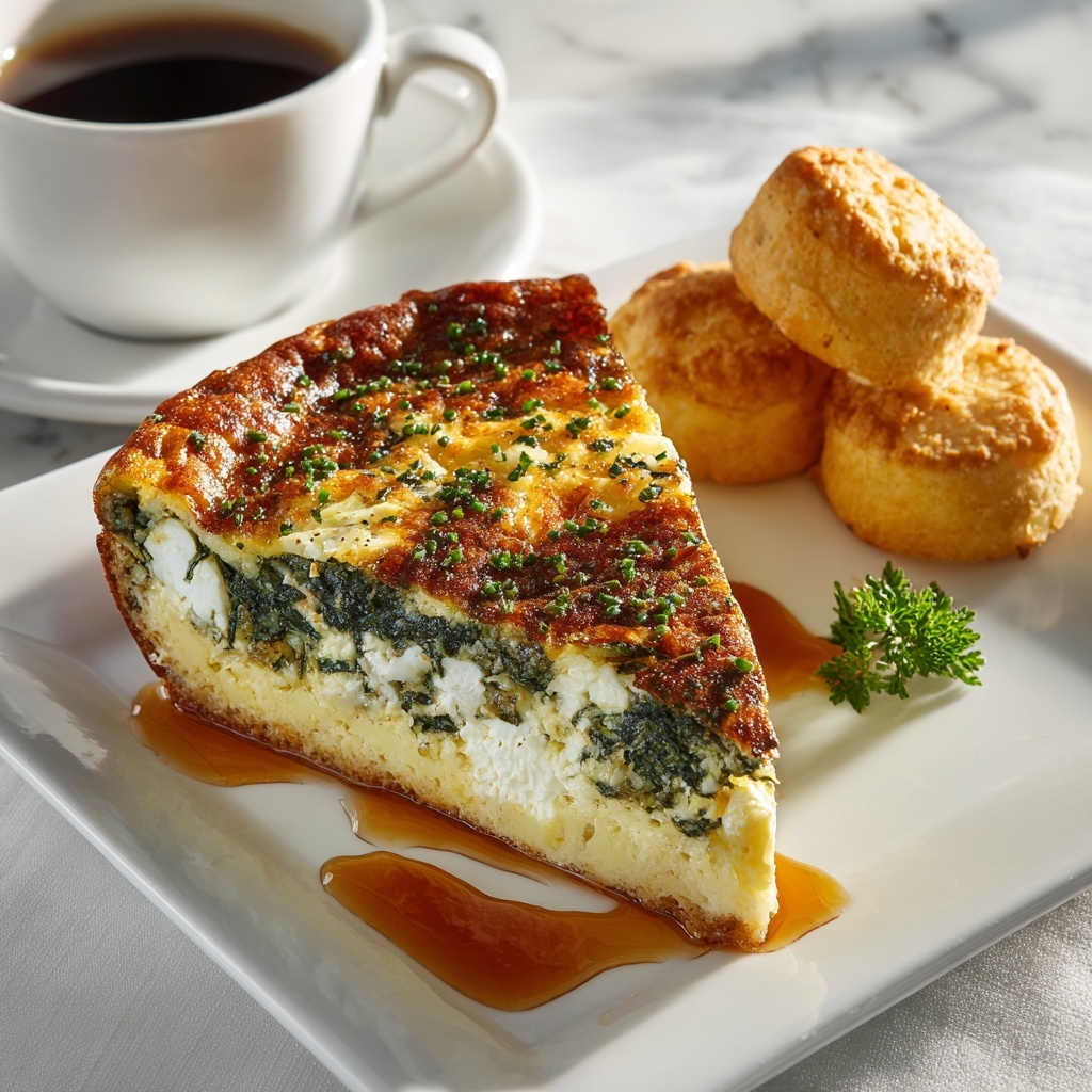 Easy Spinach and Cottage Cheese Breakfast Casserole Recipe - Recipe Image