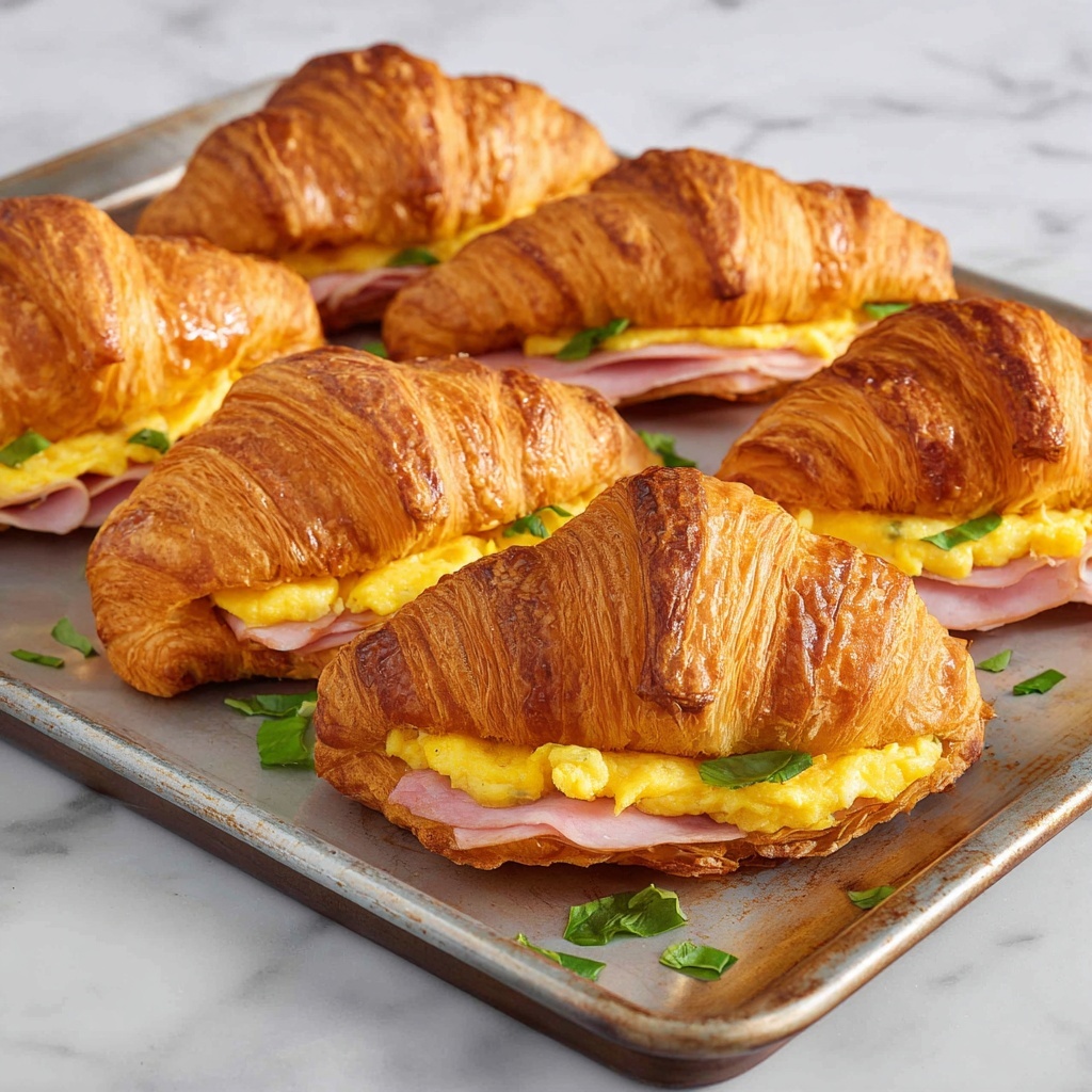 Freezer Croissant Breakfast Sandwiches for Busy Mornings Recipe - Recipe Image