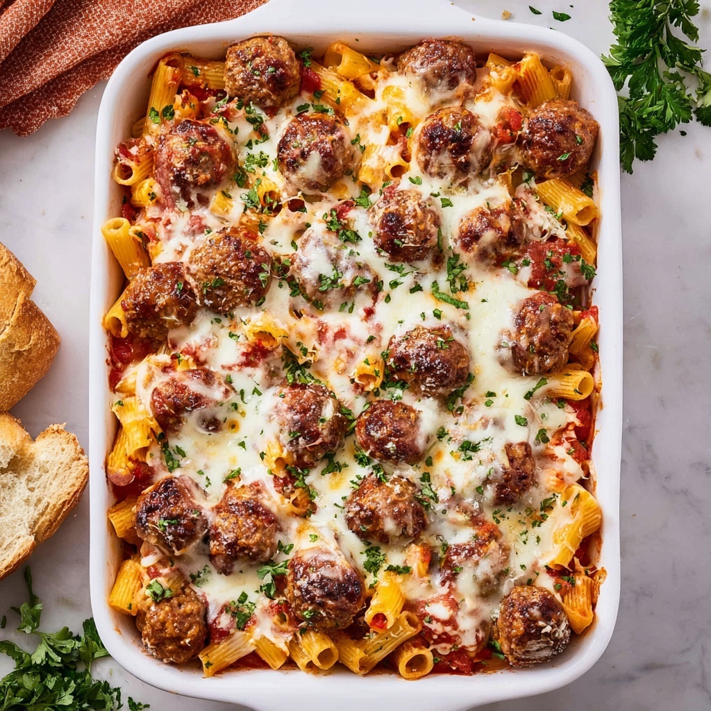 Meatball Casserole Recipe - Recipe Image