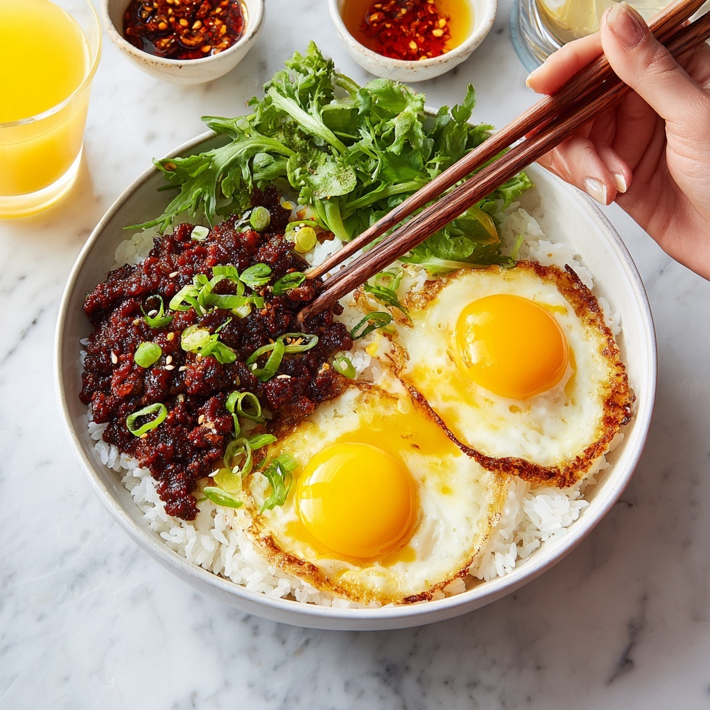 Quick and Easy Korean Ground Beef Bowl Recipe - Recipe Image