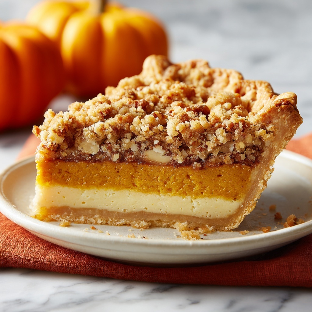 Ultimate Pumpkin Pie with Pecan Streusel Topping Recipe - Recipe Image