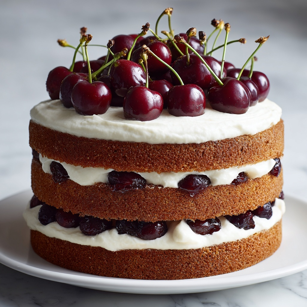 Decadent Cherry Swirl Cake Recipe - Recipe Image