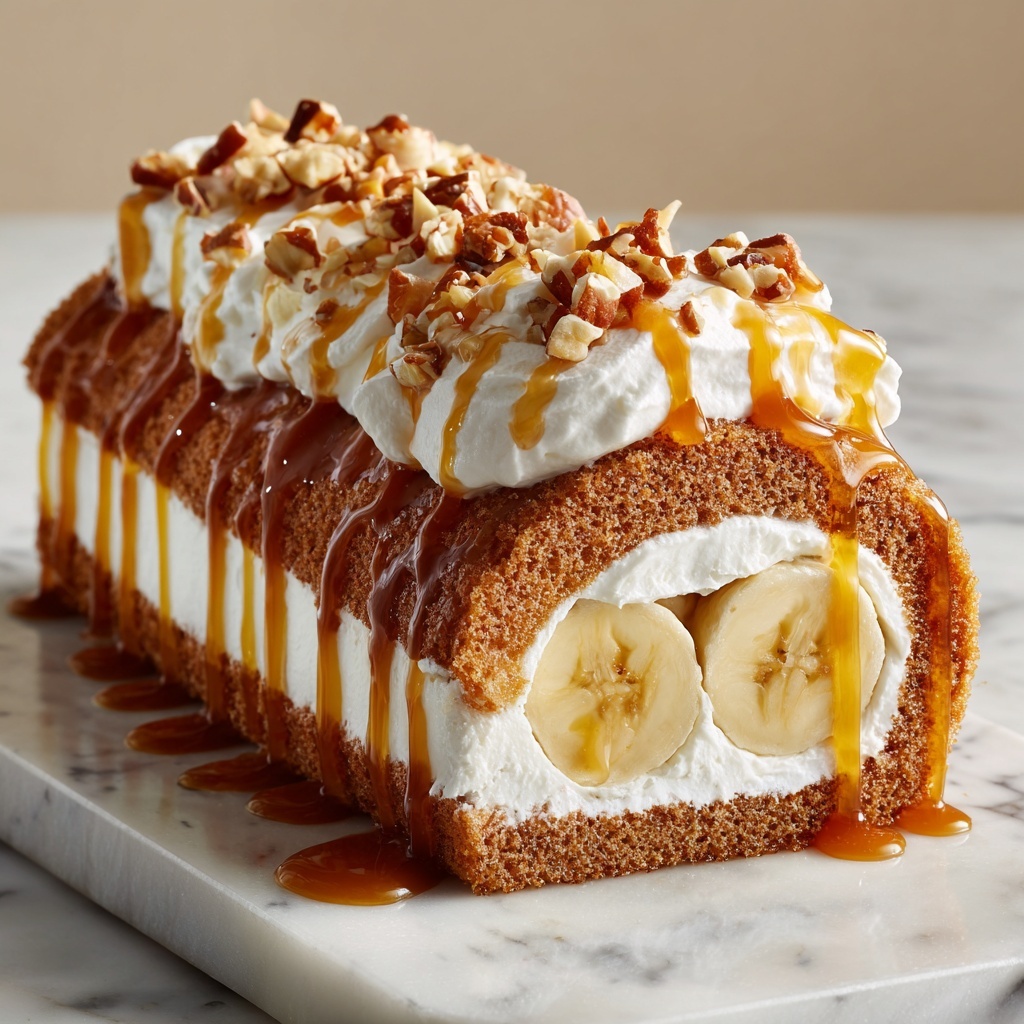 Banana Caramel Roulade Recipe - Recipe Image